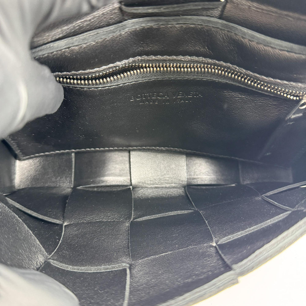 Bottega Veneta Cassette Crossbody Bag Black
