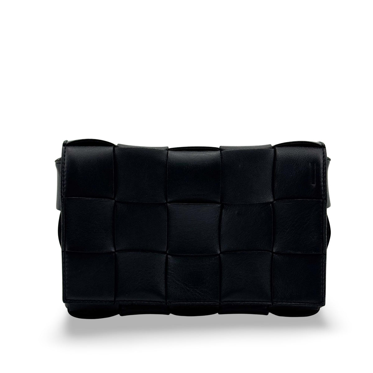 Bottega Veneta Cassette Crossbody Bag Black
