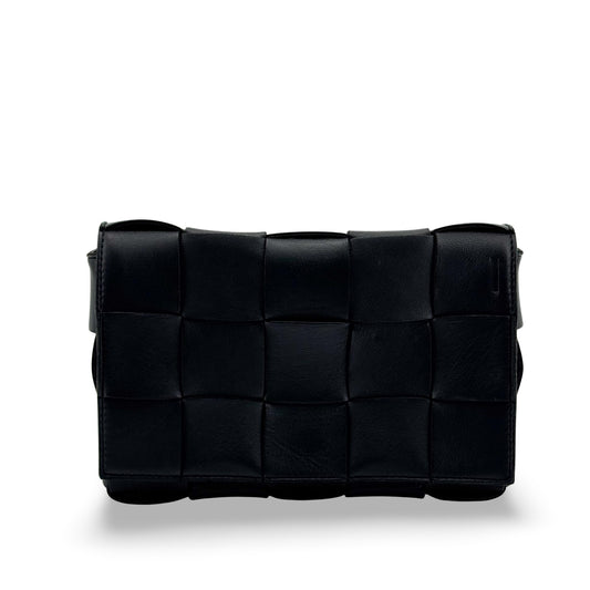Bottega Veneta Cassette Crossbody Bag Black