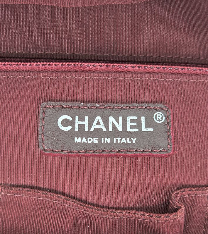 Chanel Burgundy Pocket Backpack