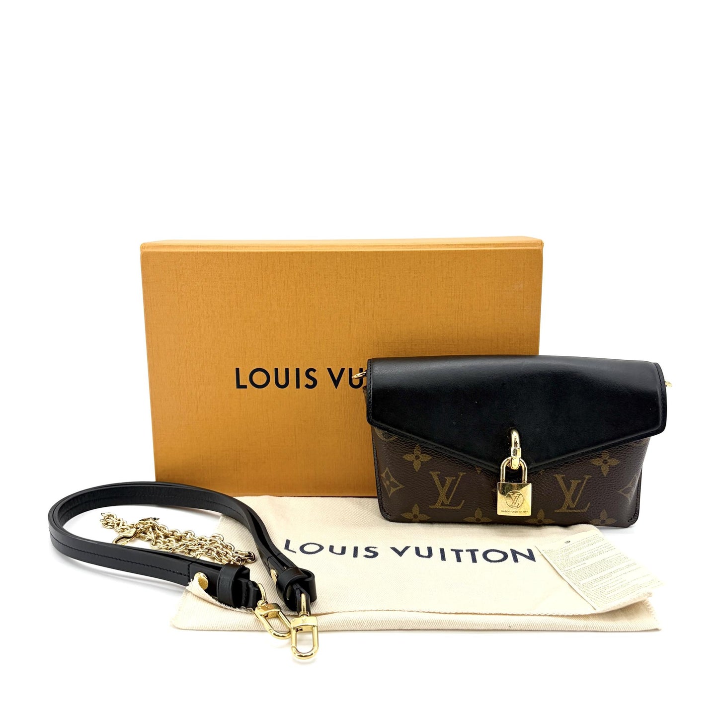 Louis Vuitton Padlock-on Strap Chain Crossbody Bag