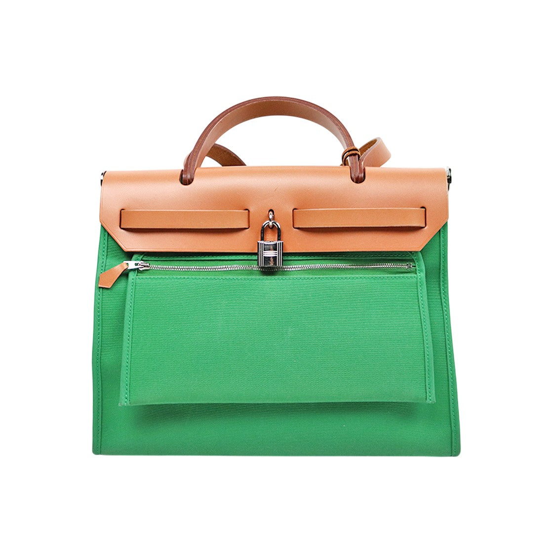 Hermès Green NEW ZIP Erbag