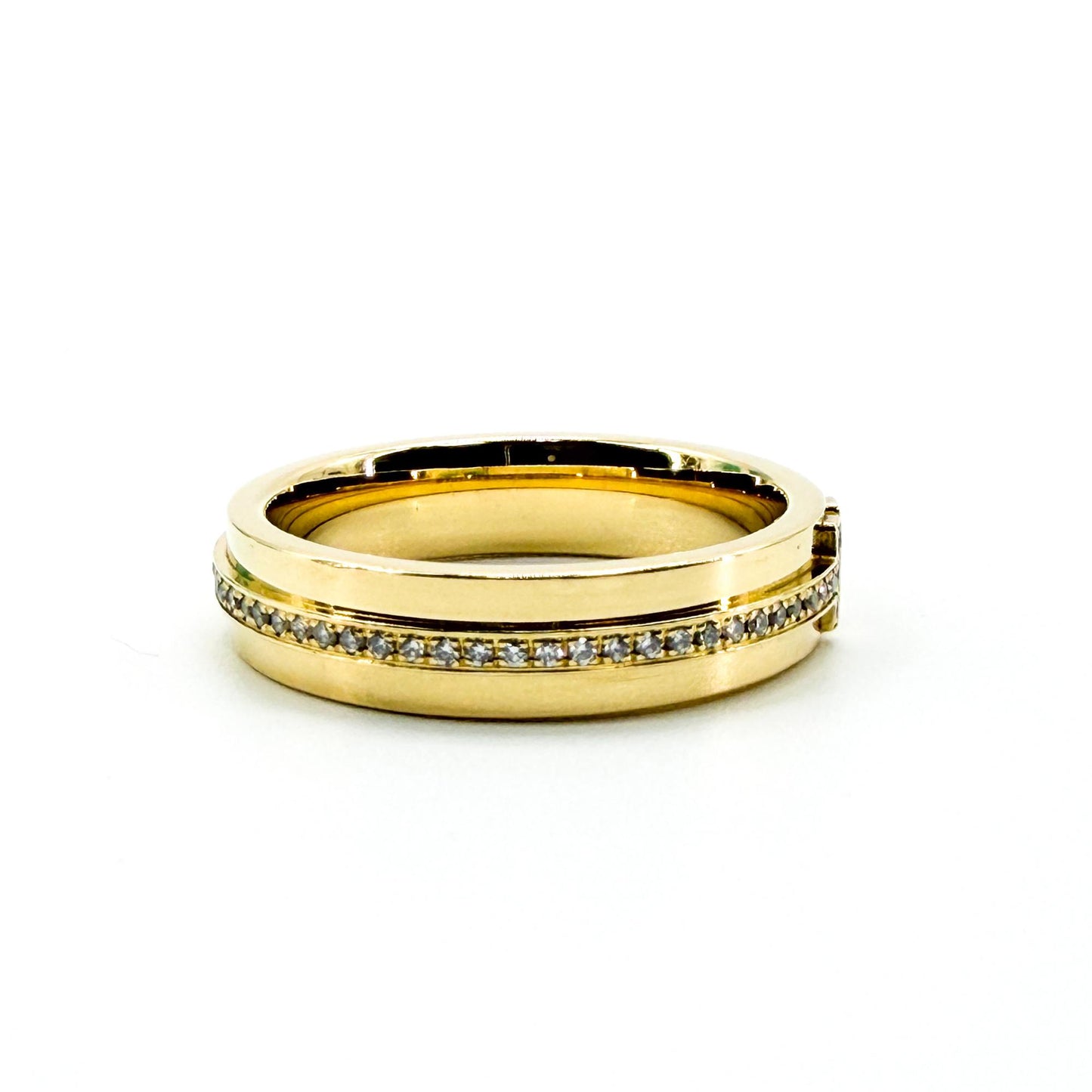 Tiffany T Two Ring 18K Yellow Gold Diamond