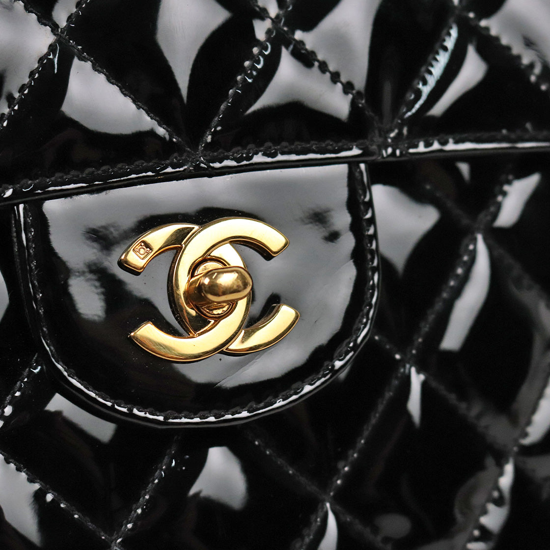 Chanel Black Faden Backpack