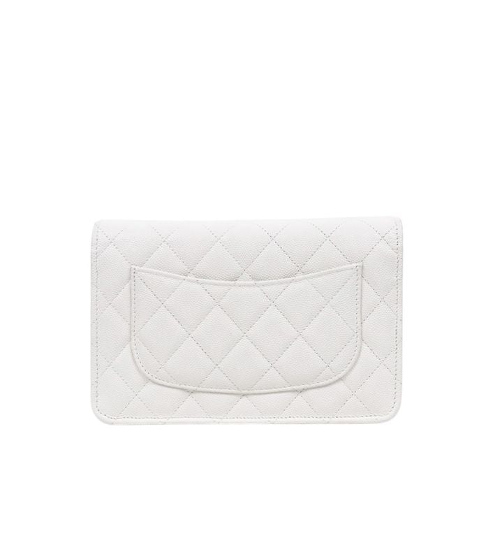 Chanel White Caviar Casino WOC Crossbody Bag