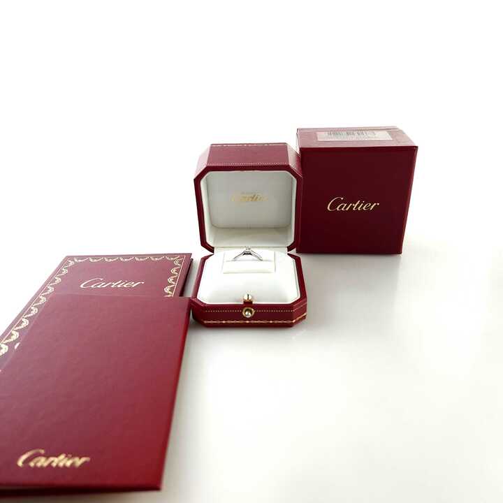 51 Diamond Platinum Ring 0.24