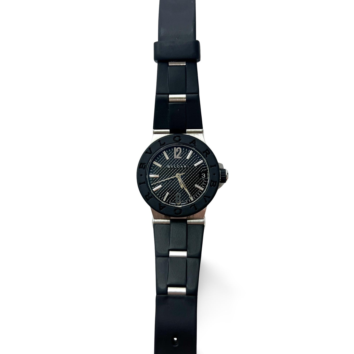 Bulgari Bulgari Diagono 30mm Black