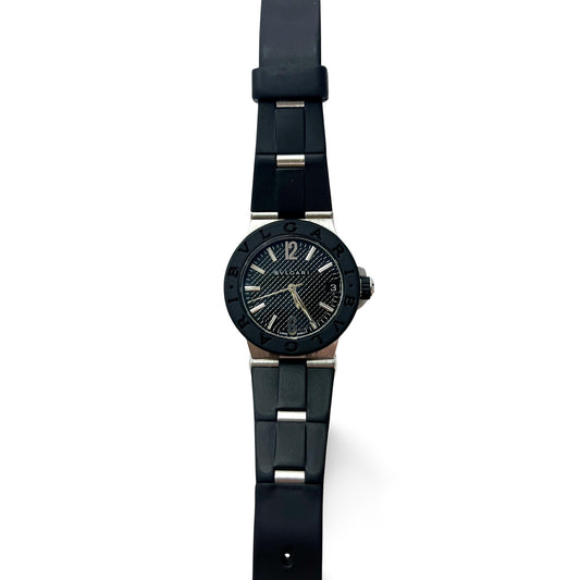 Bulgari Bulgari Diagono 30mm Black