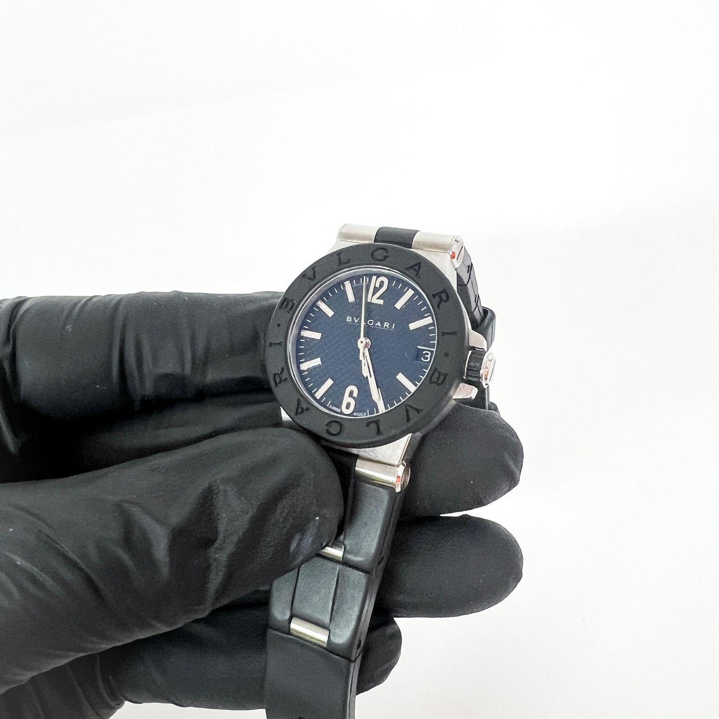 Bulgari Bulgari Diagono 30mm Black
