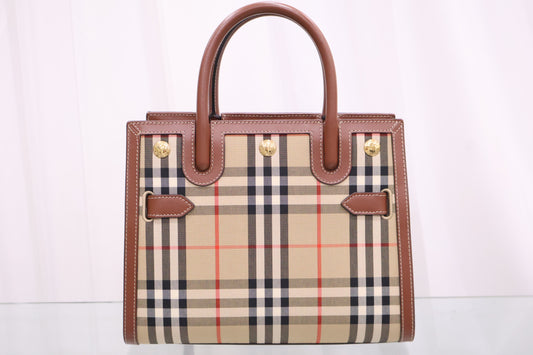 Baby Title Vintage Check Tote Bag 80252671