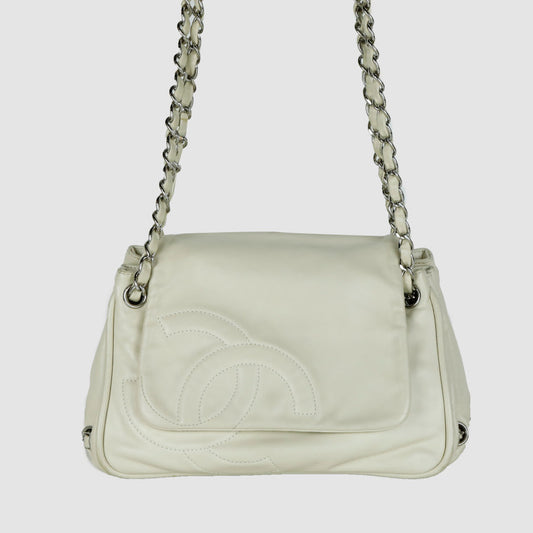 Accordion CC Flap Shoulder Bag