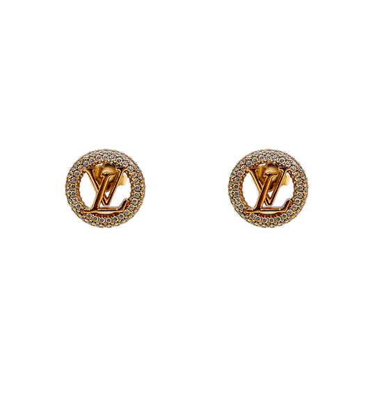 Louis Vuitton Louise by Night Gold Earrings