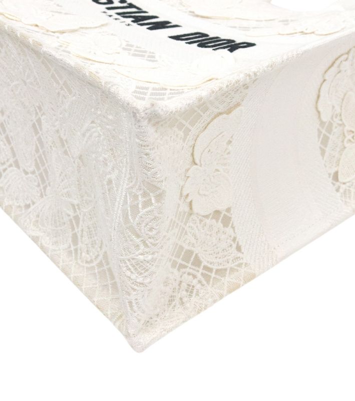 Dior Medium Butterfly Embroidered Book Tote Bag