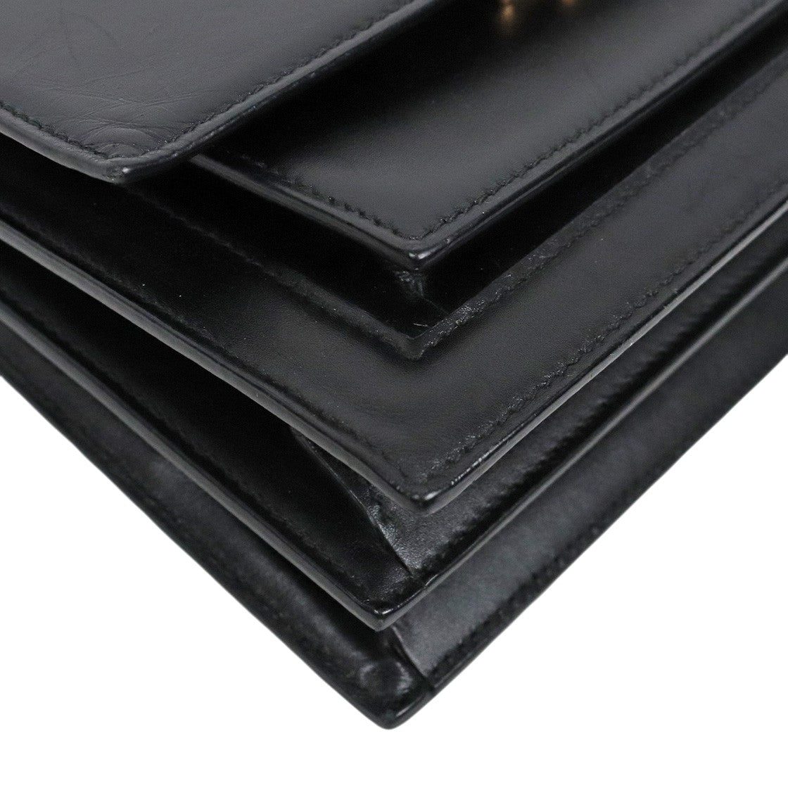 Balenciaga Black BB Flap Shoulder Bag