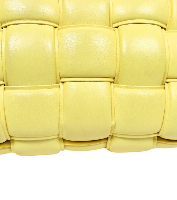 Bottega Veneta Lime Quilted Cassette Bag