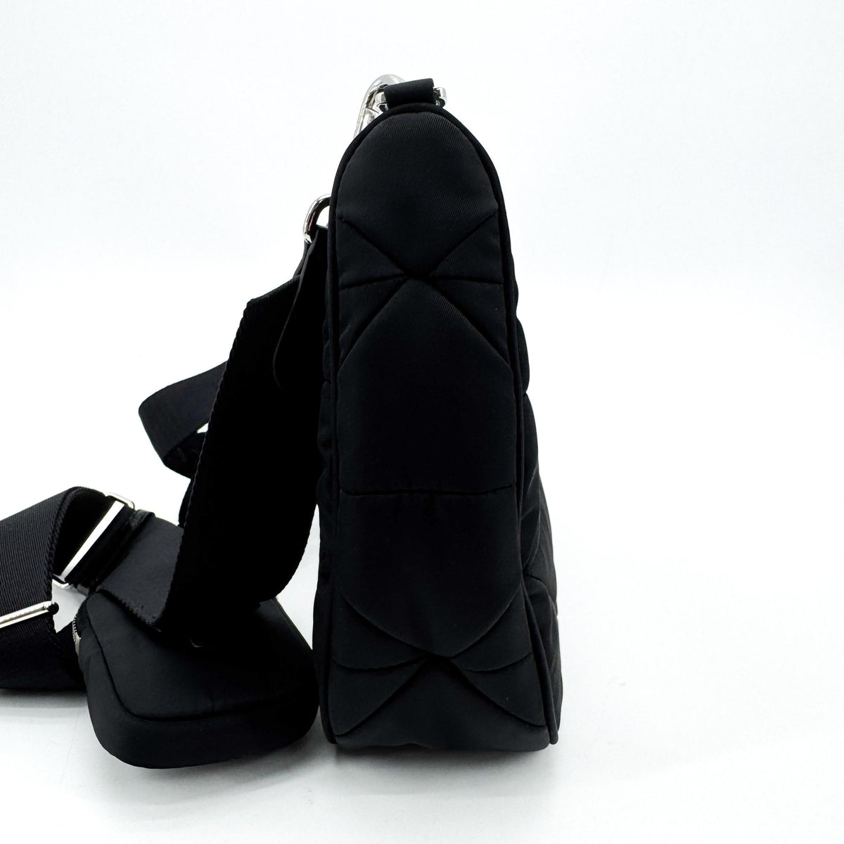 Prada Re-Edition 2005 Quilted Re-Nylon Padded Crossbody Bag Black