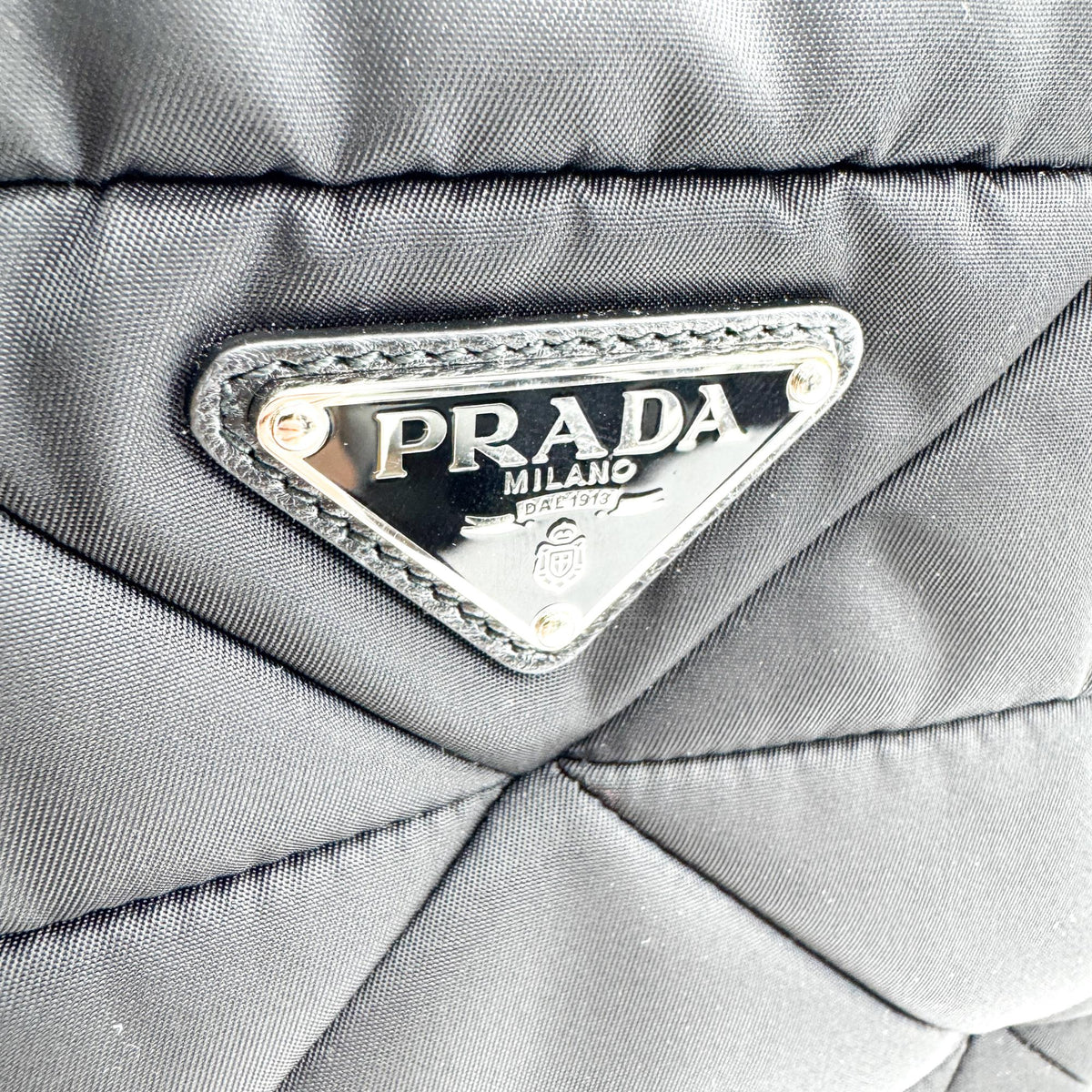 Prada Re-Edition 2005 Quilted Re-Nylon Padded Crossbody Bag Black