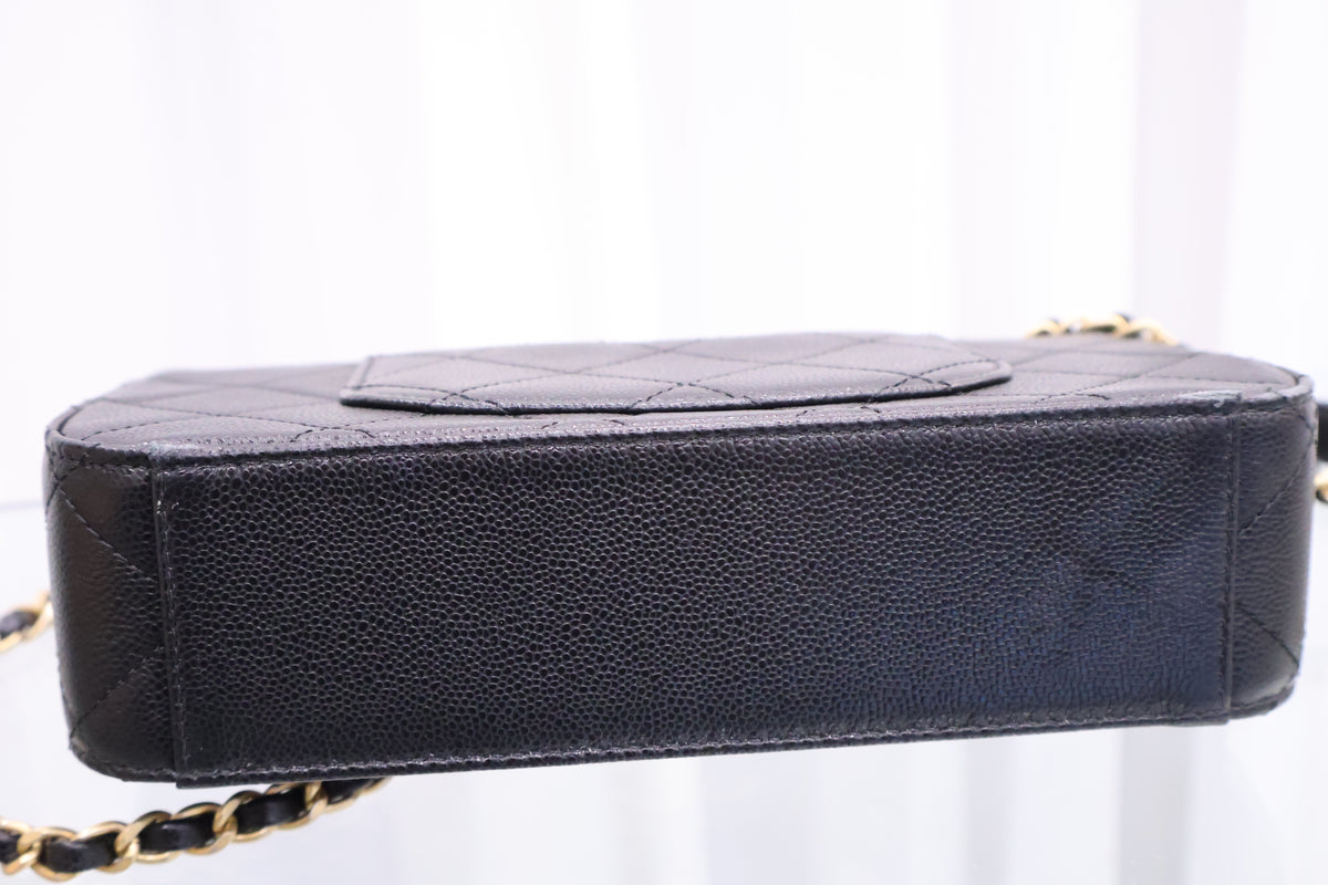 Gold Handle Chain Strap Shoulder Bag AS5612