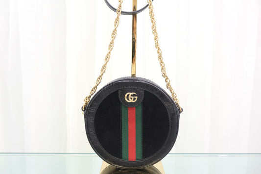 Ophidia Round Shoulder Crossbody Bag 550618