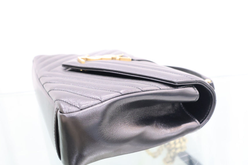 College Medium Chain Gold Shoulder Bag 600279
