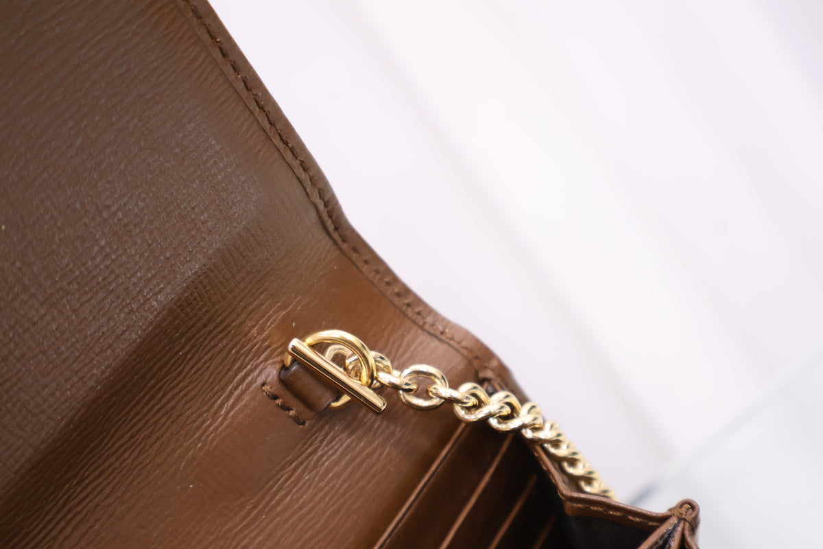 Horsebit Chain Wallet Crossbody Bag 621888