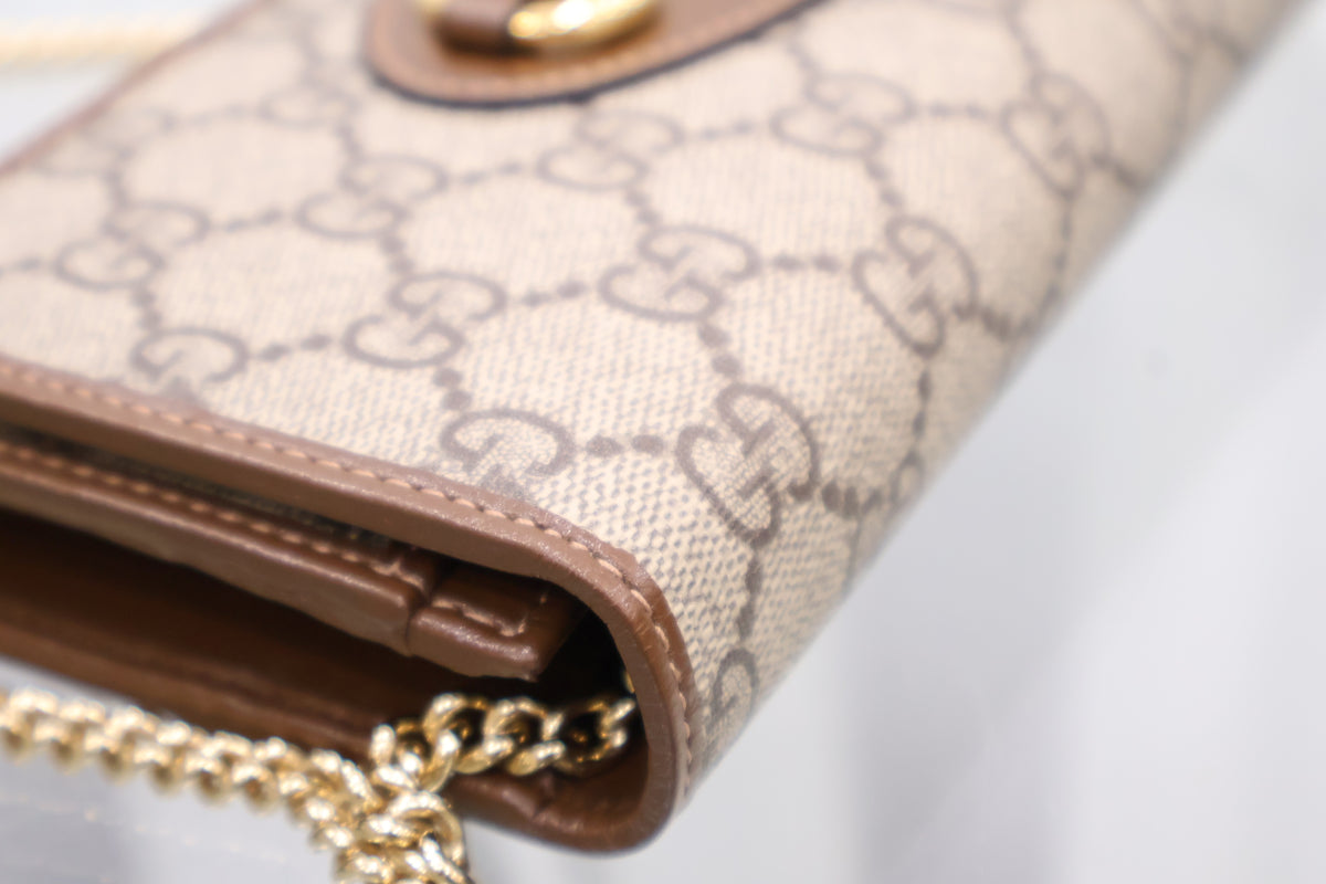 Horsebit Chain Wallet Crossbody Bag 621888