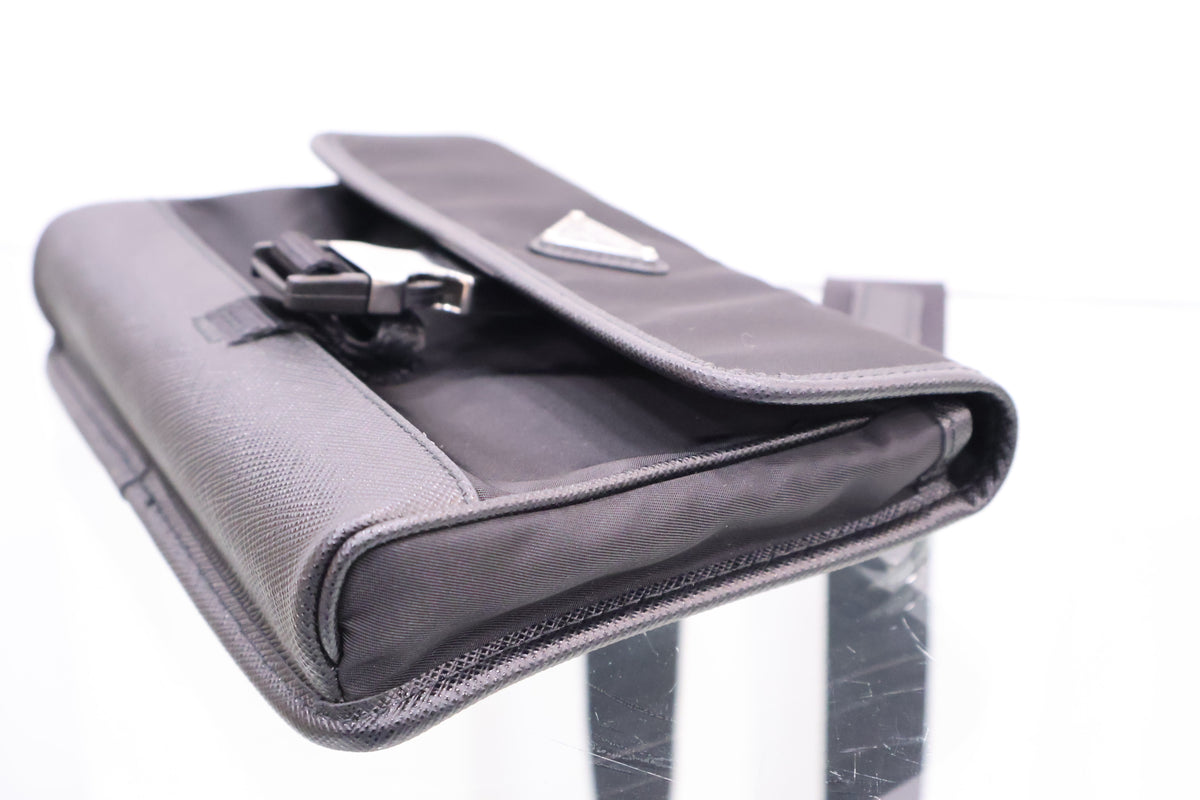 Re-Nylon Saffiano Phone Case Crossbody Bag 2zh108