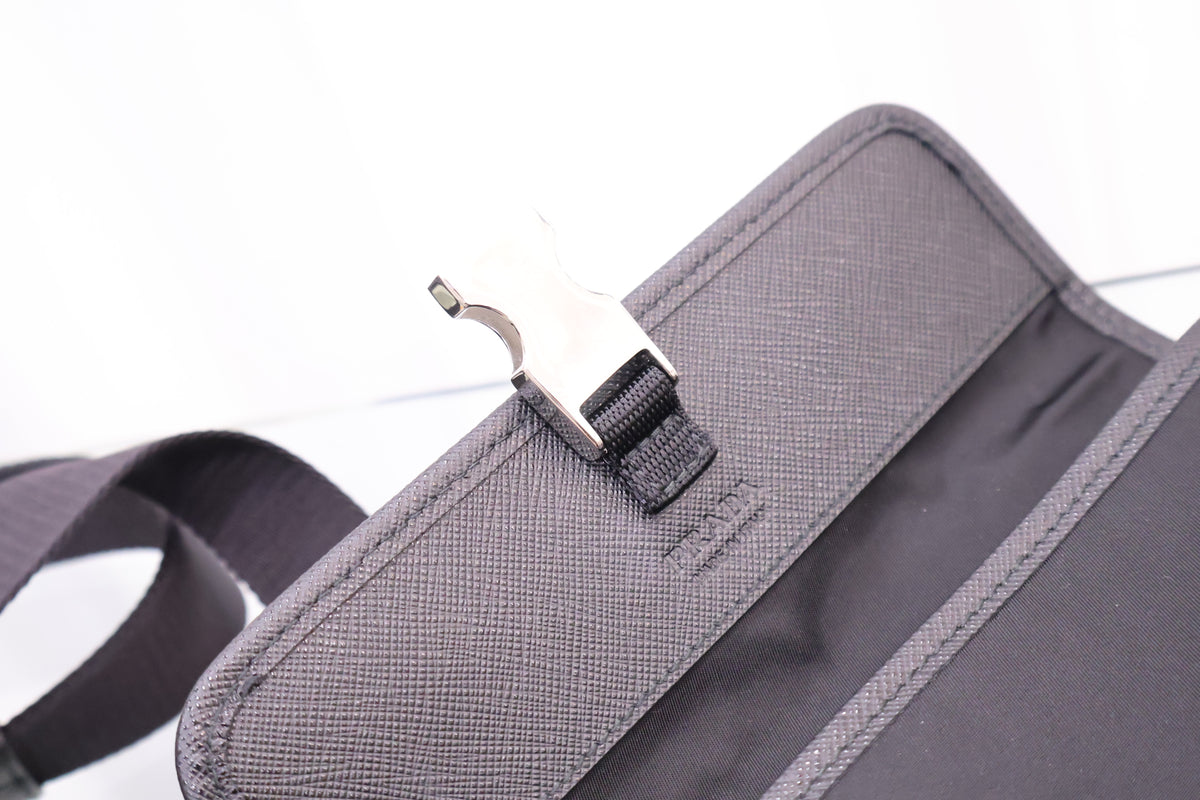 Re-Nylon Saffiano Phone Case Crossbody Bag 2zh108