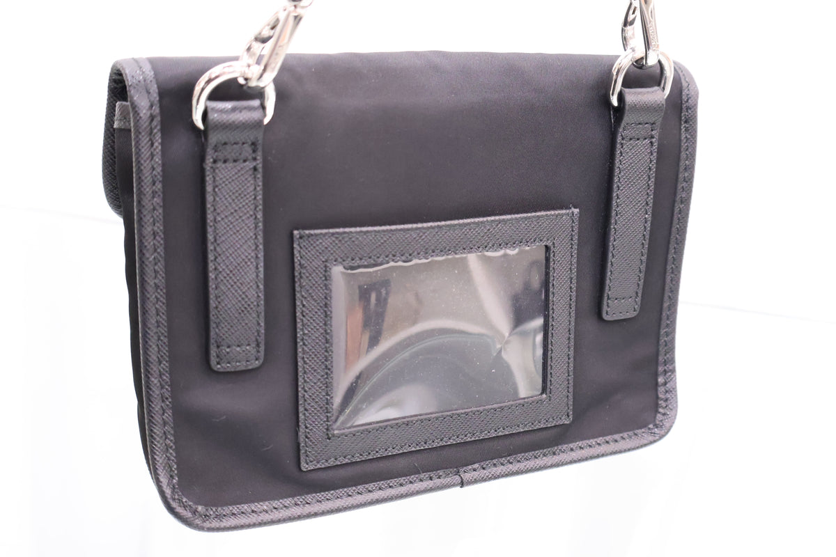 Re-Nylon Saffiano Phone Case Crossbody Bag 2zh108
