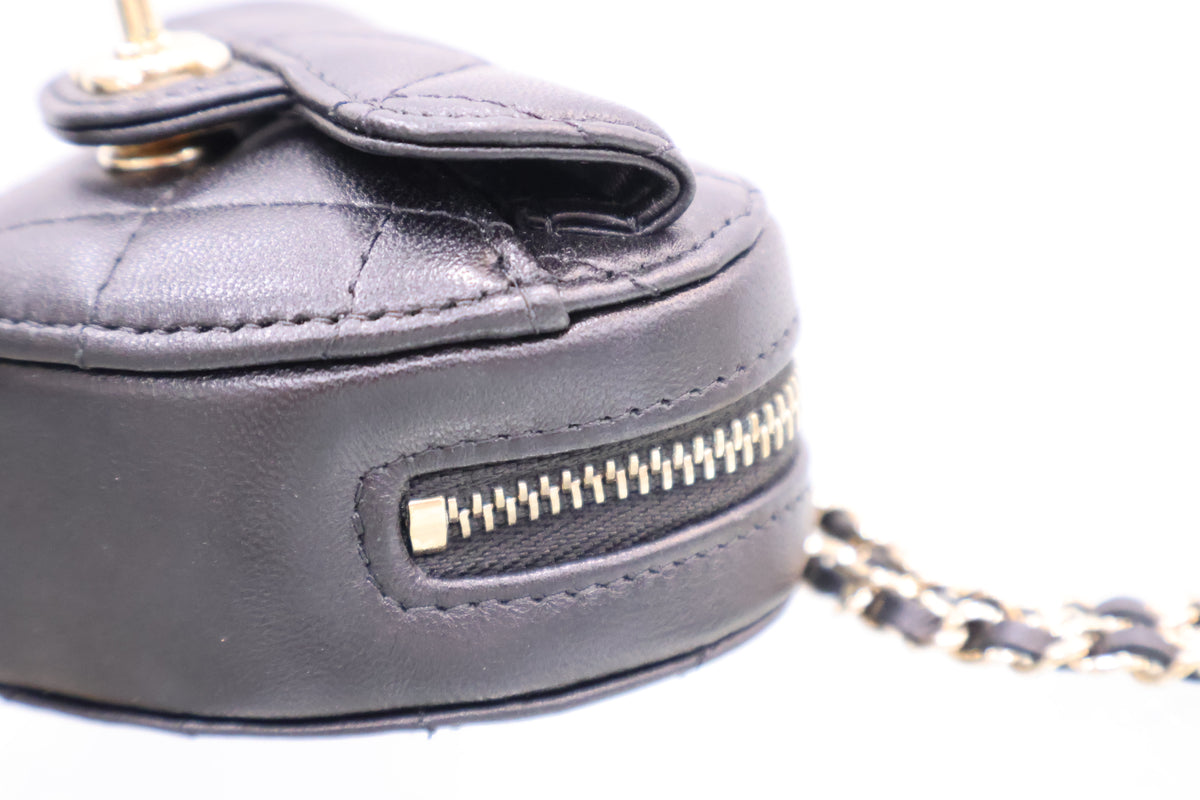 Heart necklace coin purse