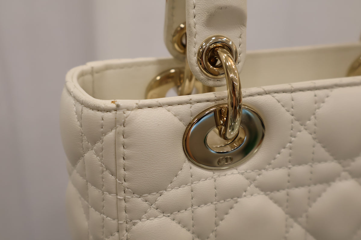 Lady My ABC Small Latte Tote Shoulder Bag M0532OCAL