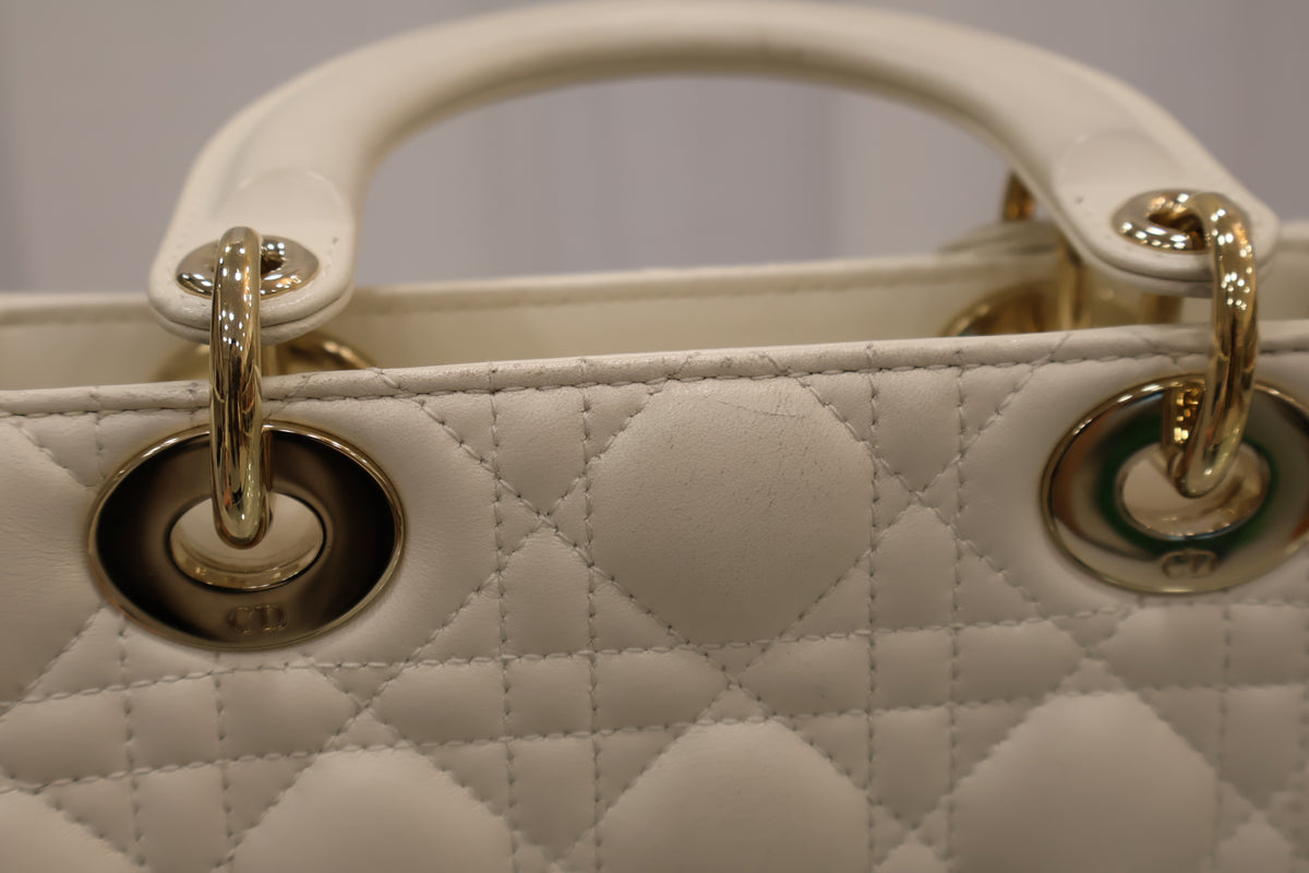 Lady My ABC Small Latte Tote Shoulder Bag M0532OCAL