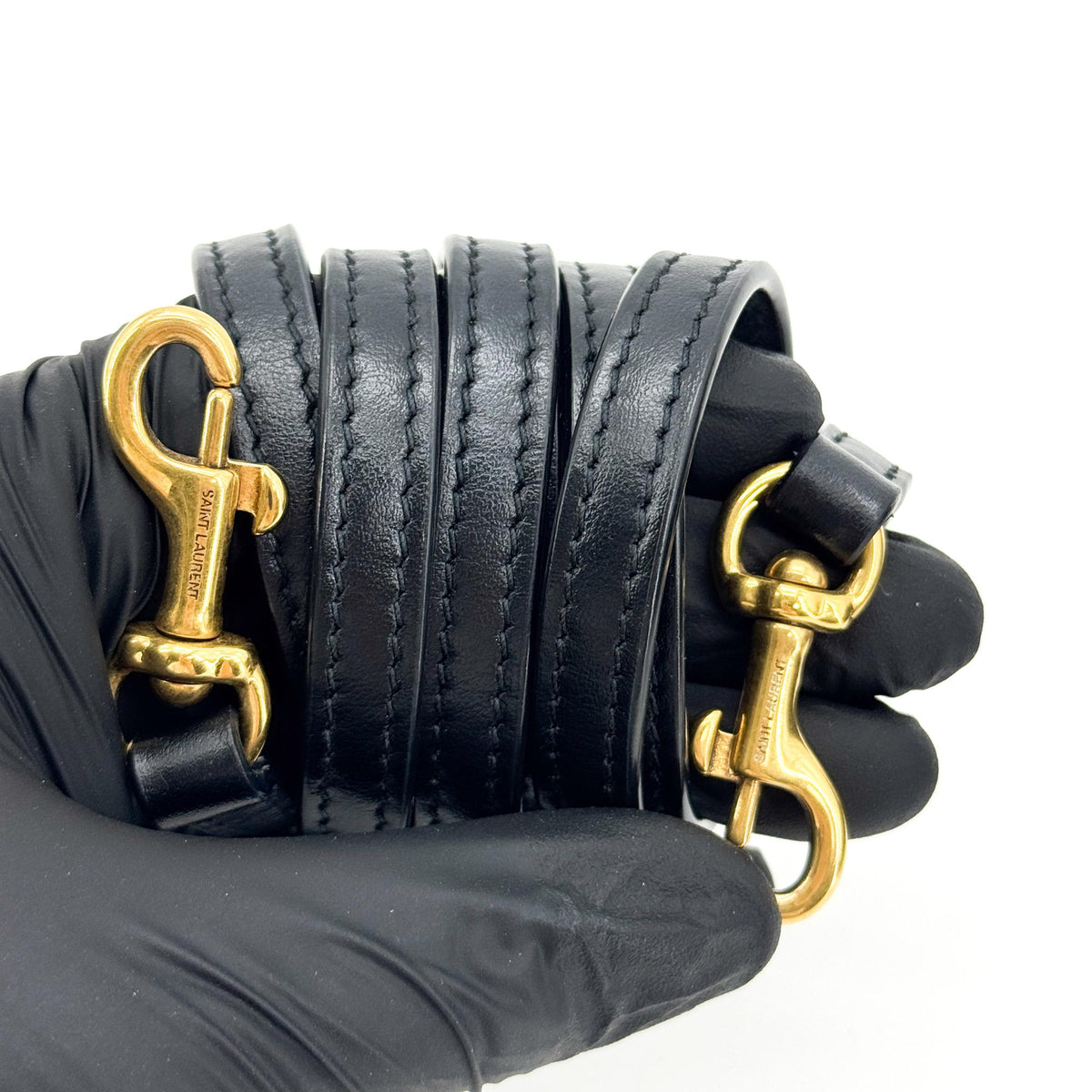 Saint Laurent Toy Lulu Crossbody Bag Black