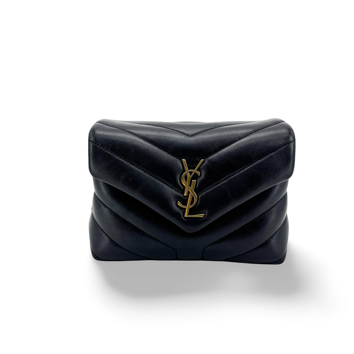 Saint Laurent Toy Lulu Crossbody Bag Black