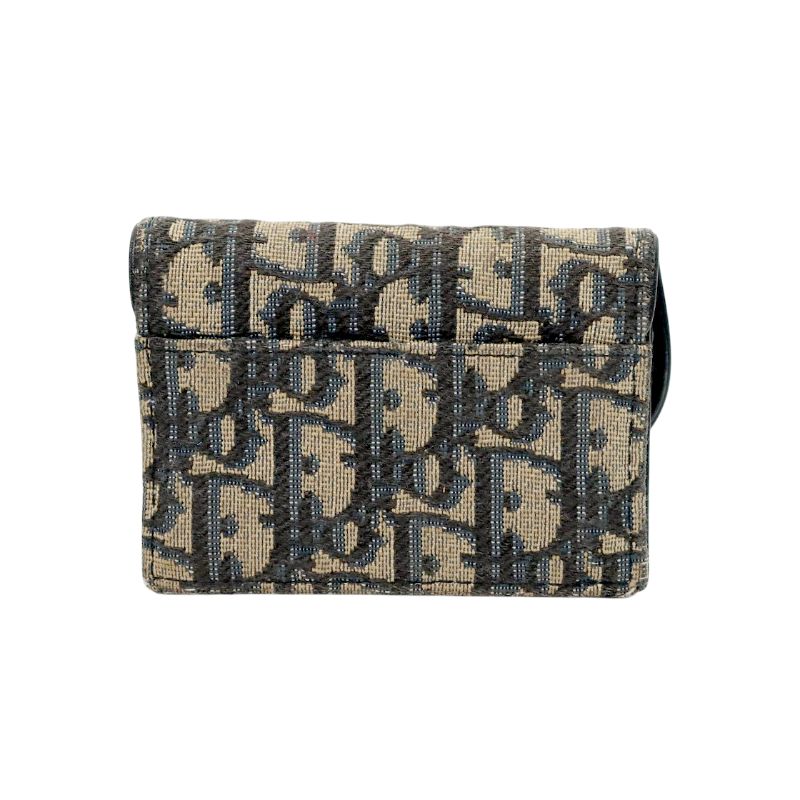 Dior Oblique Saddle Card Wallet