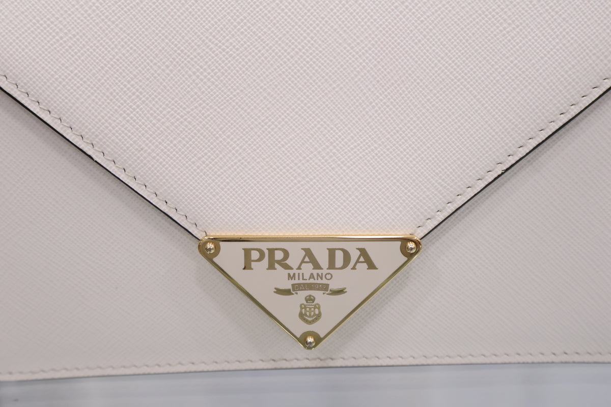 Saffiano leather shoulder bag 1BD318