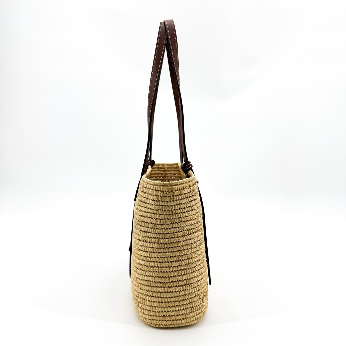 Loewe Small Square Basket Bag Natural Tan
