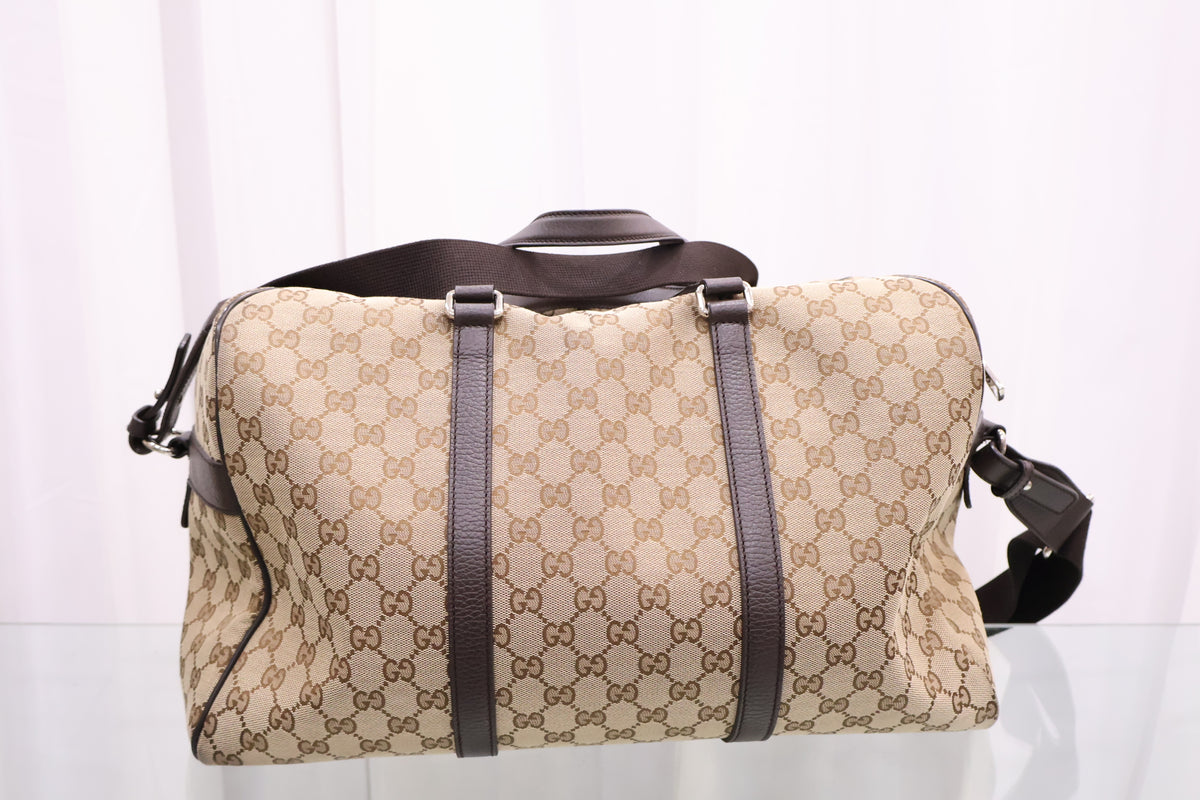 GG Supreme Canvas Boston Tote Bag 449167