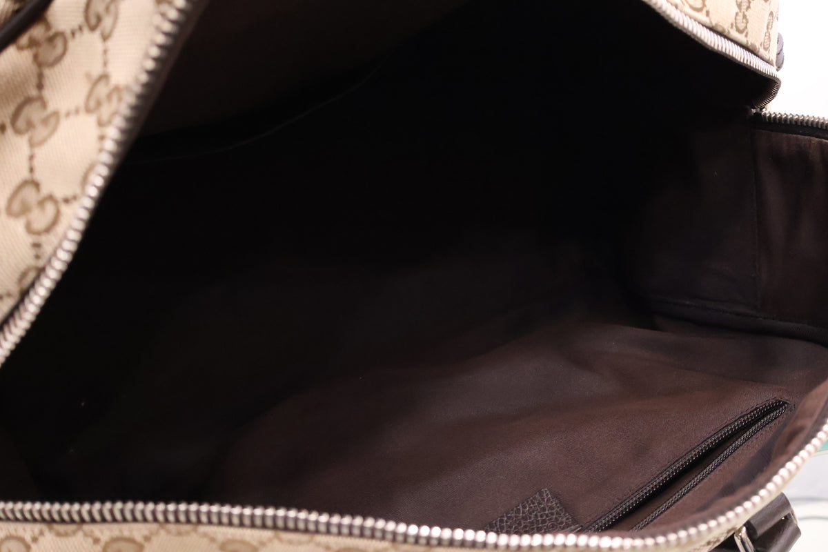 GG Supreme Canvas Boston Tote Bag 449167