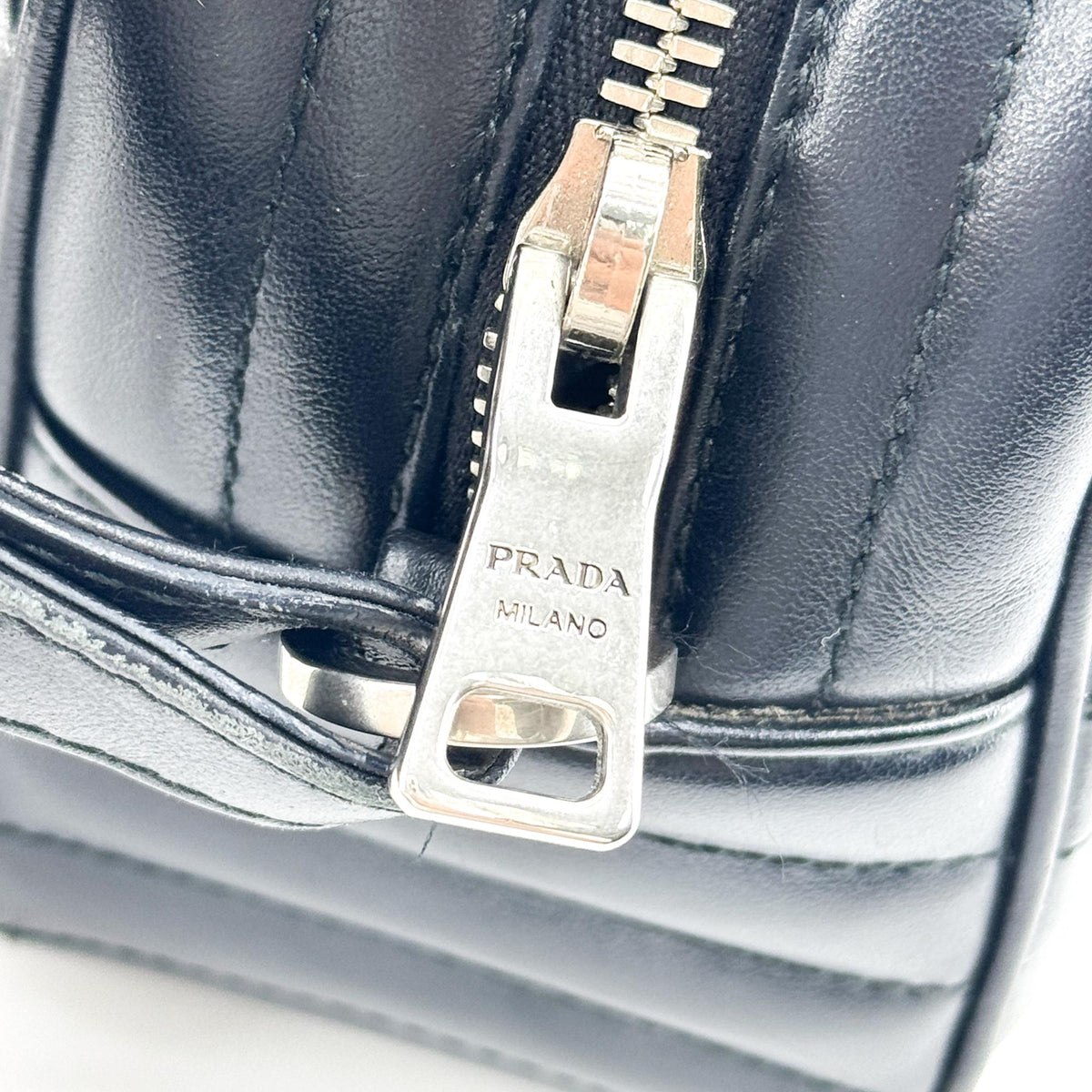 Prada Diagram Soft Calf Camera Bag Black