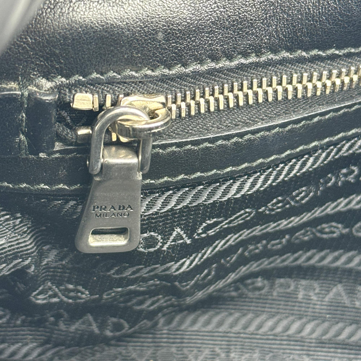 Prada Diagram Soft Calf Camera Bag Black