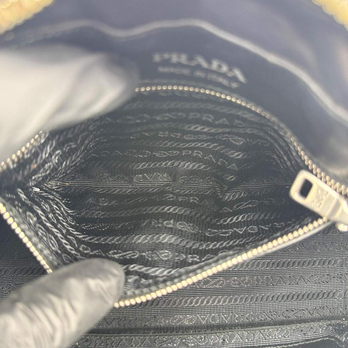 Prada Diagram Soft Calf Camera Bag Black
