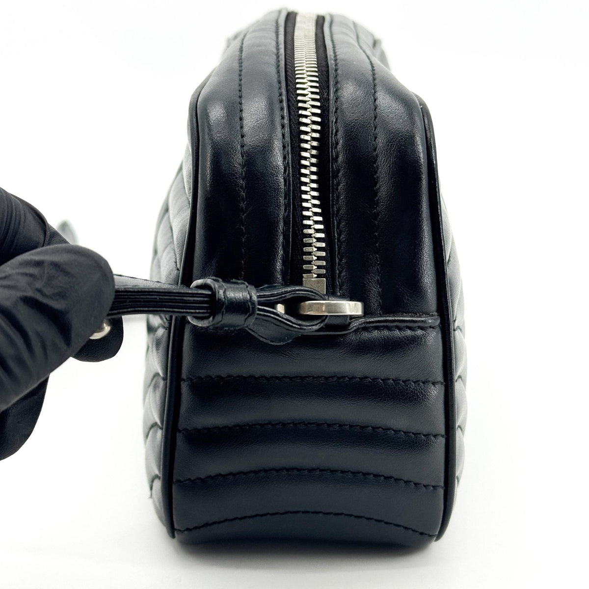 Prada Diagram Soft Calf Camera Bag Black