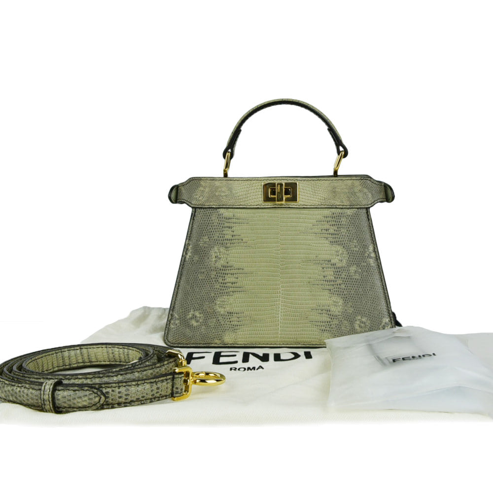 Lizard Peekaboo I See You Petite Tote Bag Crossbody Bag 8BN335