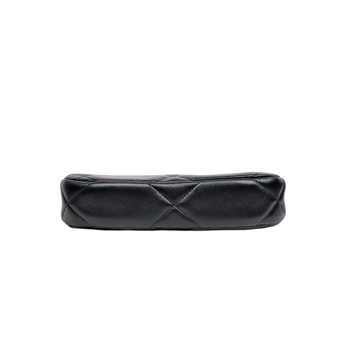 Chanel Black 19 Chain Hobo Bag