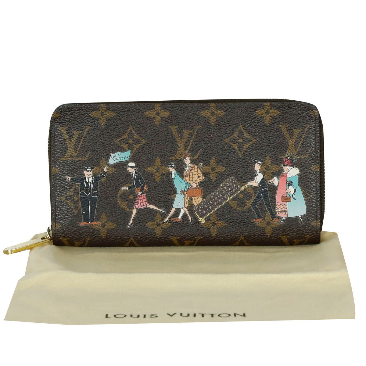 Monogram Zippy Zipper Long Wallet