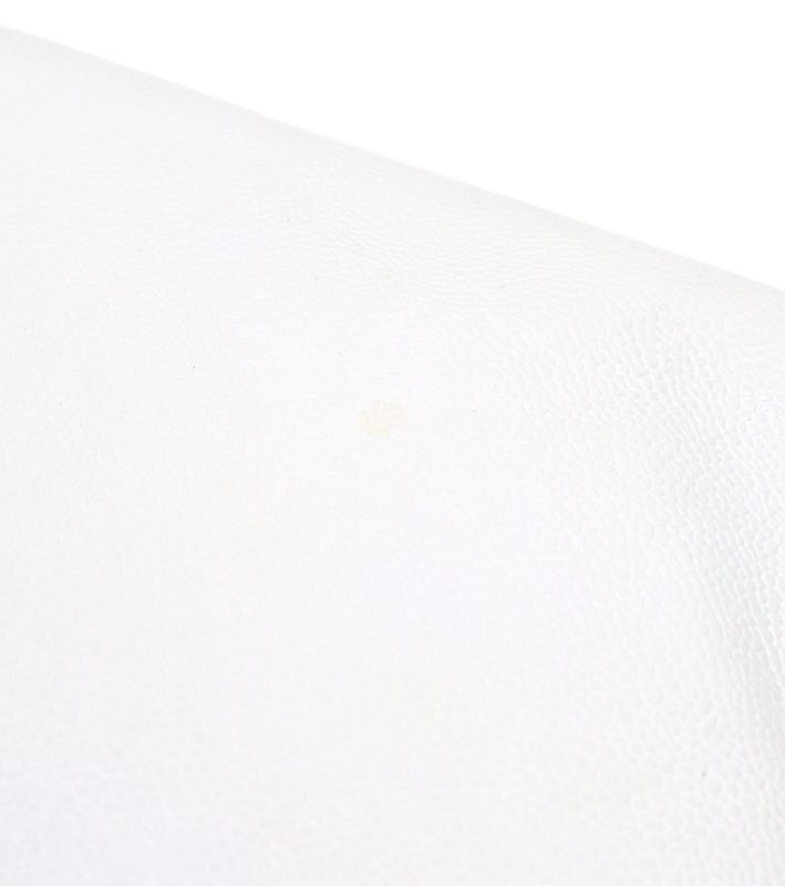 Chanel White Caviar Big CC Chain Shoulder Bag