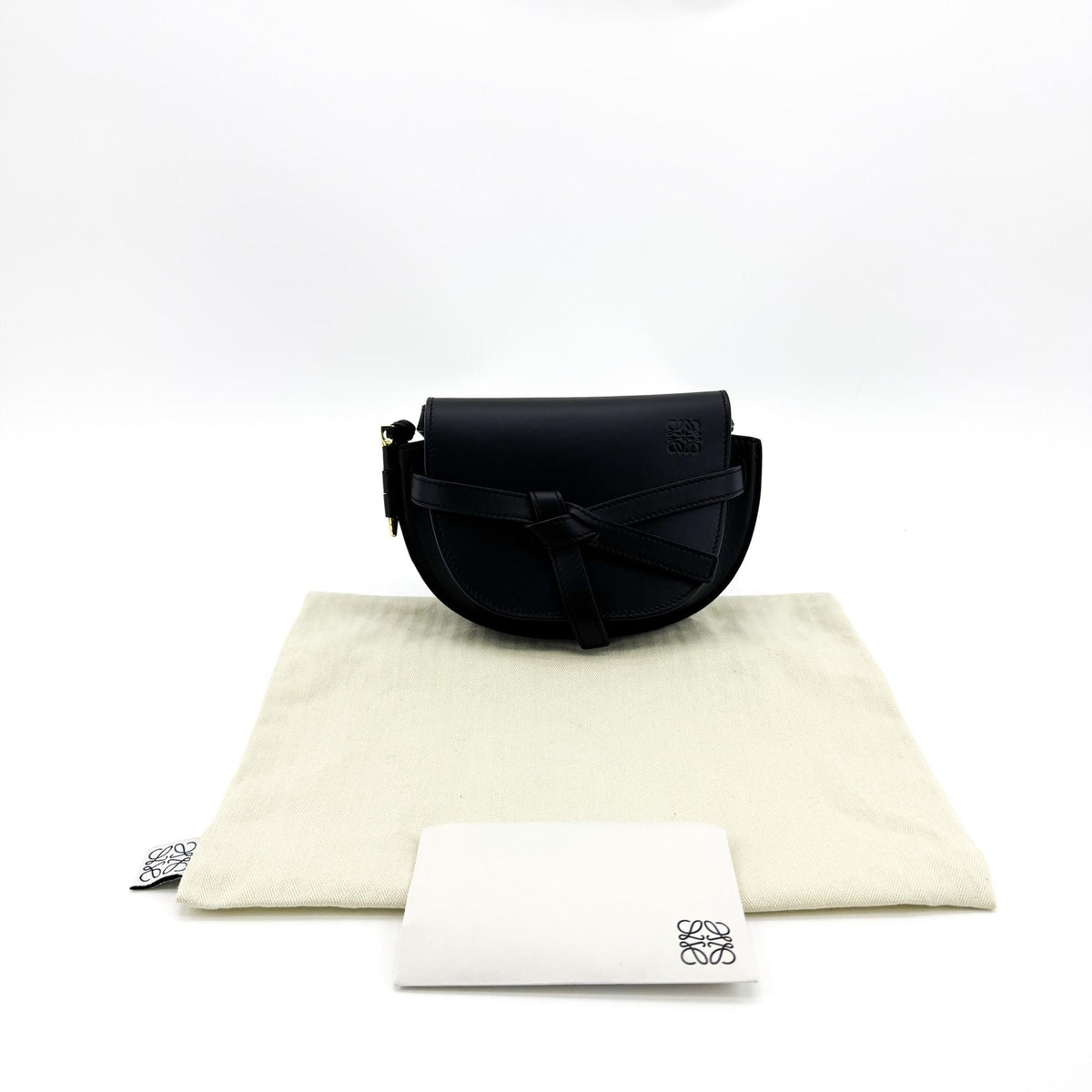 Loewe Mini Gate Crossbody Bag Black