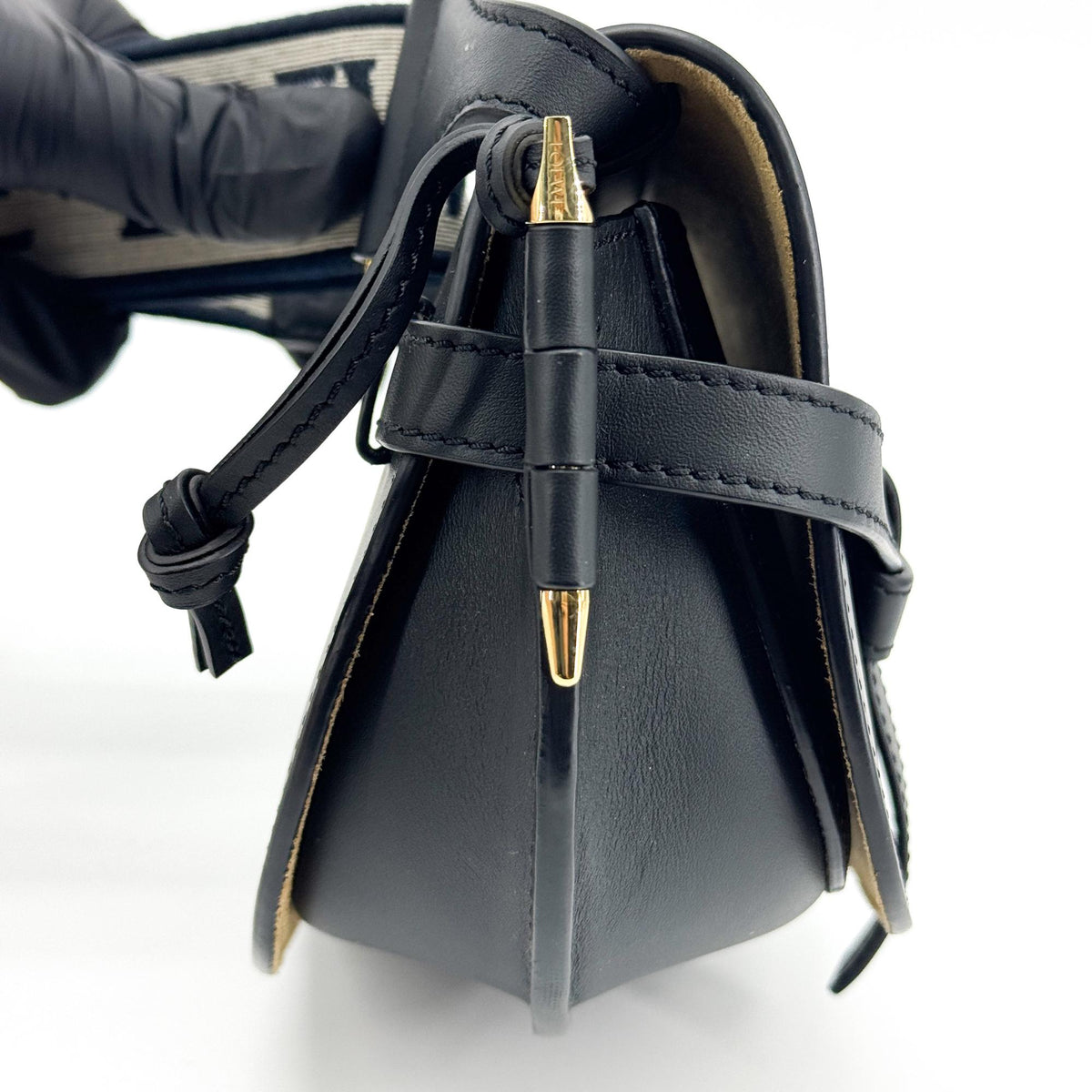 Loewe Mini Gate Crossbody Bag Black