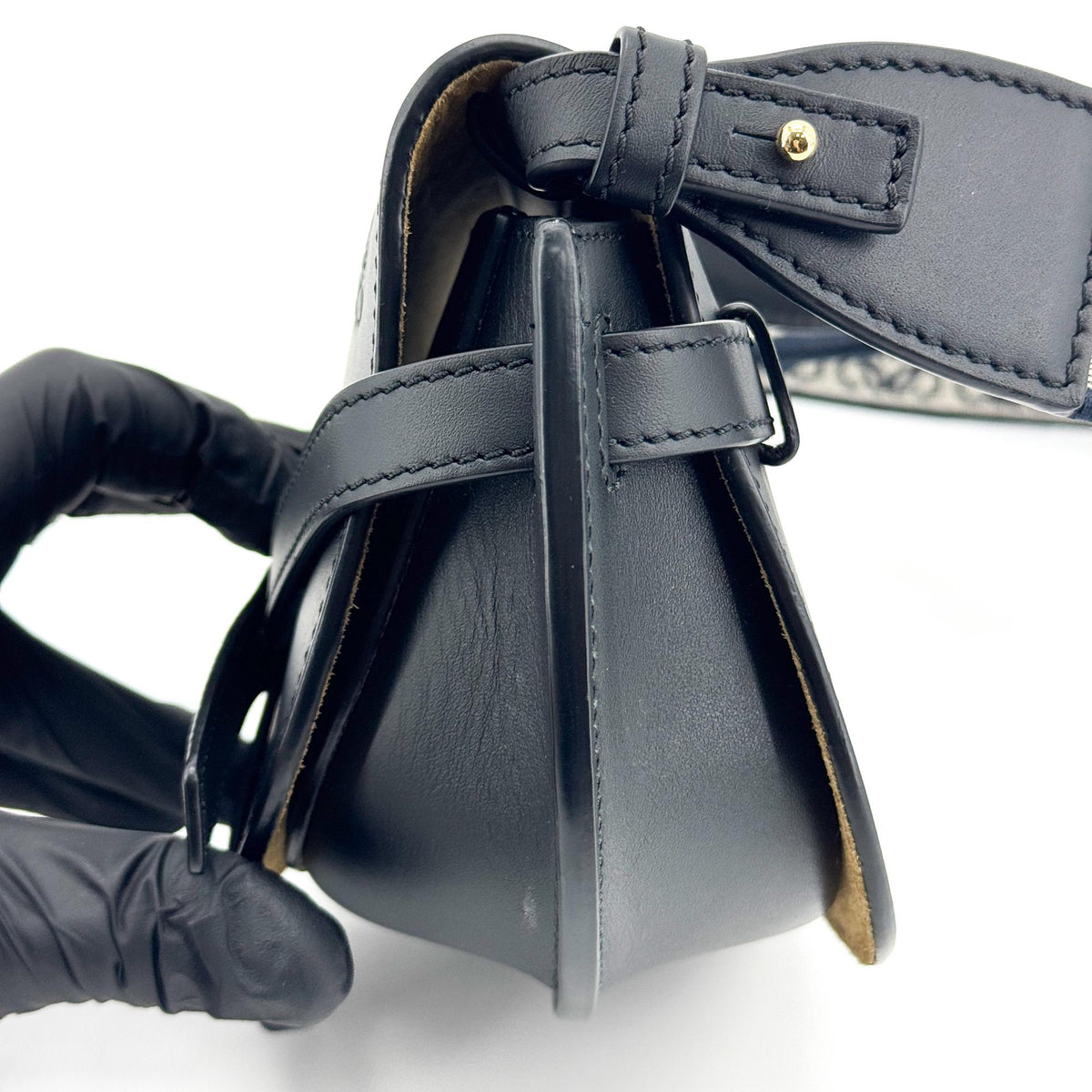 Loewe Mini Gate Crossbody Bag Black